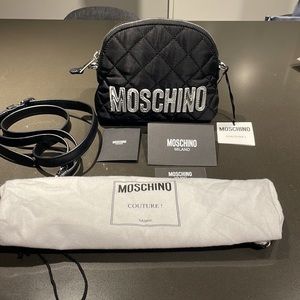 MOSCHINO quilted crossbody